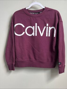 Calvin Klein Performance Crewneck in Plum